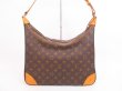 Photo2: LOUIS VUITTON Monogram Leather Brown Shoulder Bag Purse Boulogne 35 #4202