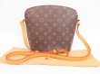 Photo1: LOUIS VUITTON Monogram Leather Brown Messenger&Cross-body Bag Drouot #4207