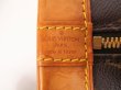 Photo10: LOUIS VUITTON Monogram Leather Brown Hand Bag Purse Alma #4208