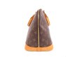 Photo4: LOUIS VUITTON Monogram Leather Brown Hand Bag Purse Alma #4208