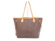 Photo1: LOUIS VUITTON Monogram Leather Brown Tote&Shoppers Bag Neverfull MM #4210