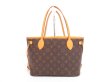 Photo2: LOUIS VUITTON Monogram Leather Brown Hand Bag Purse Neverfull PM #4215