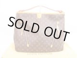 Photo: LOUIS VUITTON Monogram Leather Brown Shoulder Bag Hobo Delightful GM #4216