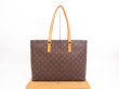 Photo1: LOUIS VUITTON Monogram Leather Brown Tote&Shoppers Bag Luco #4225