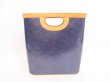 Photo1: LOUIS VUITTON Vernis Patent Leather Navy Hand Bag Stillwood #4230