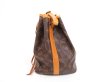 Photo4: LOUIS VUITTON Monogram Leather Brown Shoulder Bag Purse Petite Noe #4240