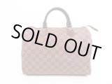 Photo: LOUIS VUITTON Damier Leather Brown Hand Bag Purse Speedy30 #4241