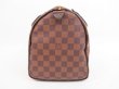 Photo3: LOUIS VUITTON Damier Leather Brown Hand Bag Purse Speedy30 #4241