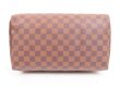 Photo5: LOUIS VUITTON Damier Leather Brown Hand Bag Purse Speedy30 #4241