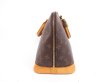 Photo4: LOUIS VUITTON Monogram Leather Brown Hand Bag Purse Alma #4246