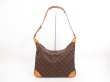 Photo1: LOUIS VUITTON Monogram Leather Brown Shoulder Bag Purse Boulogne 35 #4247