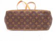 Photo5: LOUIS VUITTON Monogram Leather Brown Tote Bag Batignolles Vertical #4270