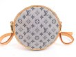 Photo2: LOUIS VUITTON Monogram Mini Canvas Blue Cross-body Bag Jeanne PM #4272