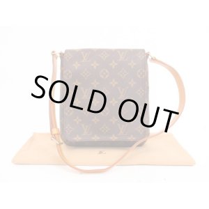 Photo: LOUIS VUITTON Monogram Leatger Brown Shoulder Bag Musette Salsa Short #4272