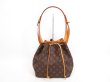 Photo1: LOUIS VUITTON Monogram Leather Brown Shoulder Bag Purse Petite Noe #4277