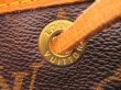 Photo11: LOUIS VUITTON Monogram Leather Brown Shoulder Bag Purse Petite Noe #4277