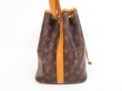 Photo3: LOUIS VUITTON Monogram Leather Brown Shoulder Bag Purse Petite Noe #4277