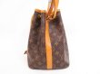 Photo4: LOUIS VUITTON Monogram Leather Brown Shoulder Bag Purse Petite Noe #4277