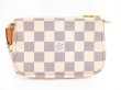 Photo2: LOUIS VUITTON Azur Leather White Chain Pouch Accessories Pouch #4285