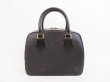 Photo1: LOUIS VUITTON Epi Leather Black Hand Bag Purse Sablon #4288