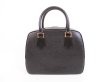 Photo2: LOUIS VUITTON Epi Leather Black Hand Bag Purse Sablon #4288