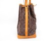 Photo3: LOUIS VUITTON Monogram Leather Brown Shoulder Bag Purse Noe #4291