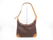 Photo1: LOUIS VUITTON Monogram Leather Brown Shoulder Bag Purse Boulogne 35 #4293