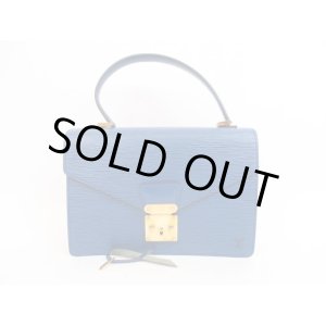 Photo: LOUIS VUITTON Epi Leather Blue Hand Bag Purse Concorde #4297