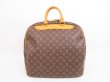 Photo2: LOUIS VUITTON Monogram Leather Brown Duffle Bag Boston Bag Hand Bag Evasion #4300