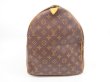 Photo4: LOUIS VUITTON Monogram Leather Brown Duffle Bag Keepall 55 #4302