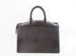 Photo2: LOUIS VUITTON Epi Leather Black Hand Bag Purse Riviera Stickiness #4304