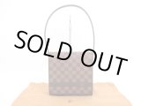 Photo: LOUIS VUITTON Damier Leather Brown Evening Bag Purse Tribeca Mini #4305