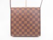 Photo2: LOUIS VUITTON Damier Leather Brown Evening Bag Purse Tribeca Mini #4305