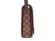 Photo3: LOUIS VUITTON Damier Leather Brown Evening Bag Purse Tribeca Mini #4305