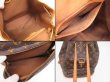 Photo8: LOUIS VUITTON Monogram Leather Brown Backpack Bag Montsouris GM #4323