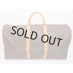 Photo: LOUIS VUITTON Monogram Leather Brown Duffle&Gym Bag Keepall 60 #4327