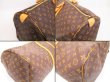 Photo6: LOUIS VUITTON Monogram Leather Brown Duffle&Gym Bag Keepall 60 #4327