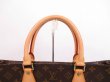 Photo11: LOUIS VUITTON Monogram Leather Brown Hand Bag Tote Bag Sac Plat #4334