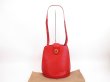 Photo1: LOUIS VUITTON Epi Leather Red Shoulder Bag Cross-body Bag Cluny #4336