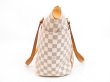 Photo3: LOUIS VUITTON Azur Leather White Tote&Shoppers Bag Totally MM #4337