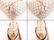 Photo6: LOUIS VUITTON Azur Leather White Tote&Shoppers Bag Totally MM #4337