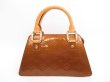 Photo1: LOUIS VUITTON Vernis Patent Leather Brown Hand Bag Mini Forsyth #4351