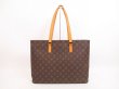 Photo2: LOUIS VUITTON Monogram Leather Brown Tote&Shoppers Bag Luco #4367