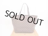 Photo: LOUIS VUITTON Damier Leather Brown Tote&Shoppers Neverfull MM #4368