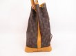 Photo3: LOUIS VUITTON Monogram Leather Brown Shoulder Bag Purse Noe #4369