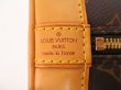 Photo10: LOUIS VUITTON Monogram Leather Brown Hand Bag Purse Alma #4371