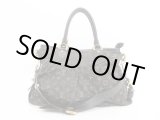 Photo: LOUIS VUITTON Monogram Denim Black Hand Bag w/Strap Neo Cabby MM #4372