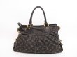 Photo2: LOUIS VUITTON Monogram Denim Black Hand Bag w/Strap Neo Cabby MM #4372