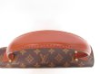 Photo7: LOUIS VUITTON Monogram Leather Brown Hand Bag Purse Concorde #4373