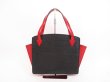 Photo2: LOUIS VUITTON Epi Leather Black & Red Hand Bag Purse Varenne #4383